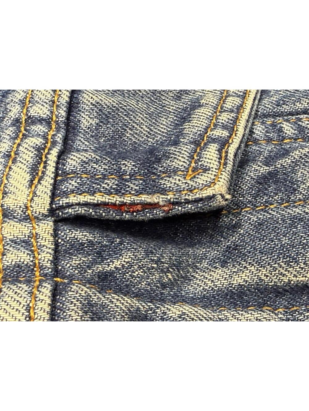 Vintage 1984 LEVIS  Type III Denim Trucker Jacket Flannel Lined Size 40 “NO E!” - Picture 7 of 9